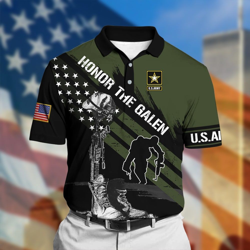 BJ Premium U.S Army Veteran Polo Shirt
