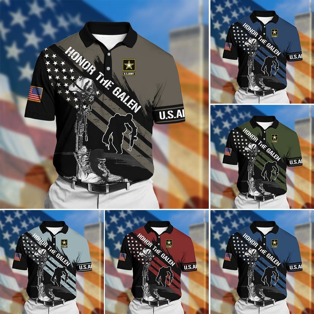 BJ Premium U.S Army Veteran Polo Shirt