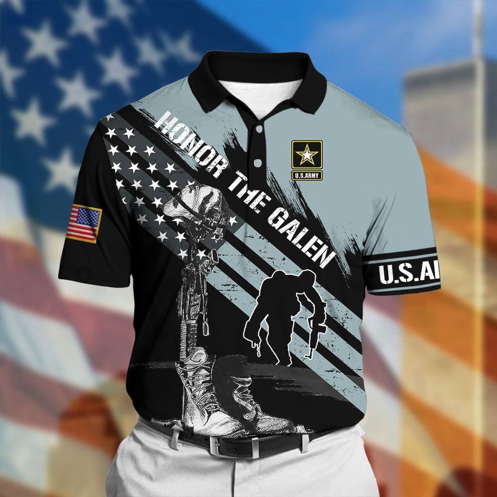 BJ Premium U.S Army Veteran Polo Shirt
