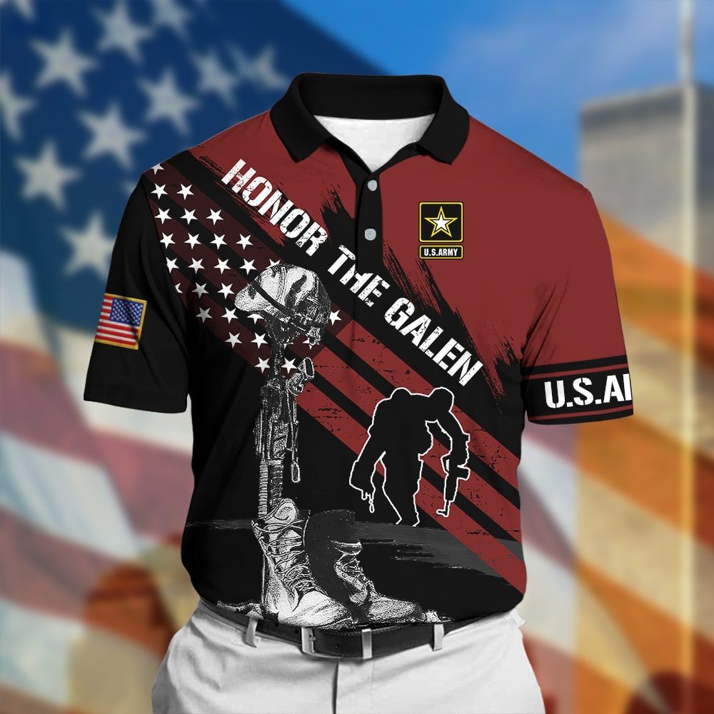 BJ Premium U.S Army Veteran Polo Shirt