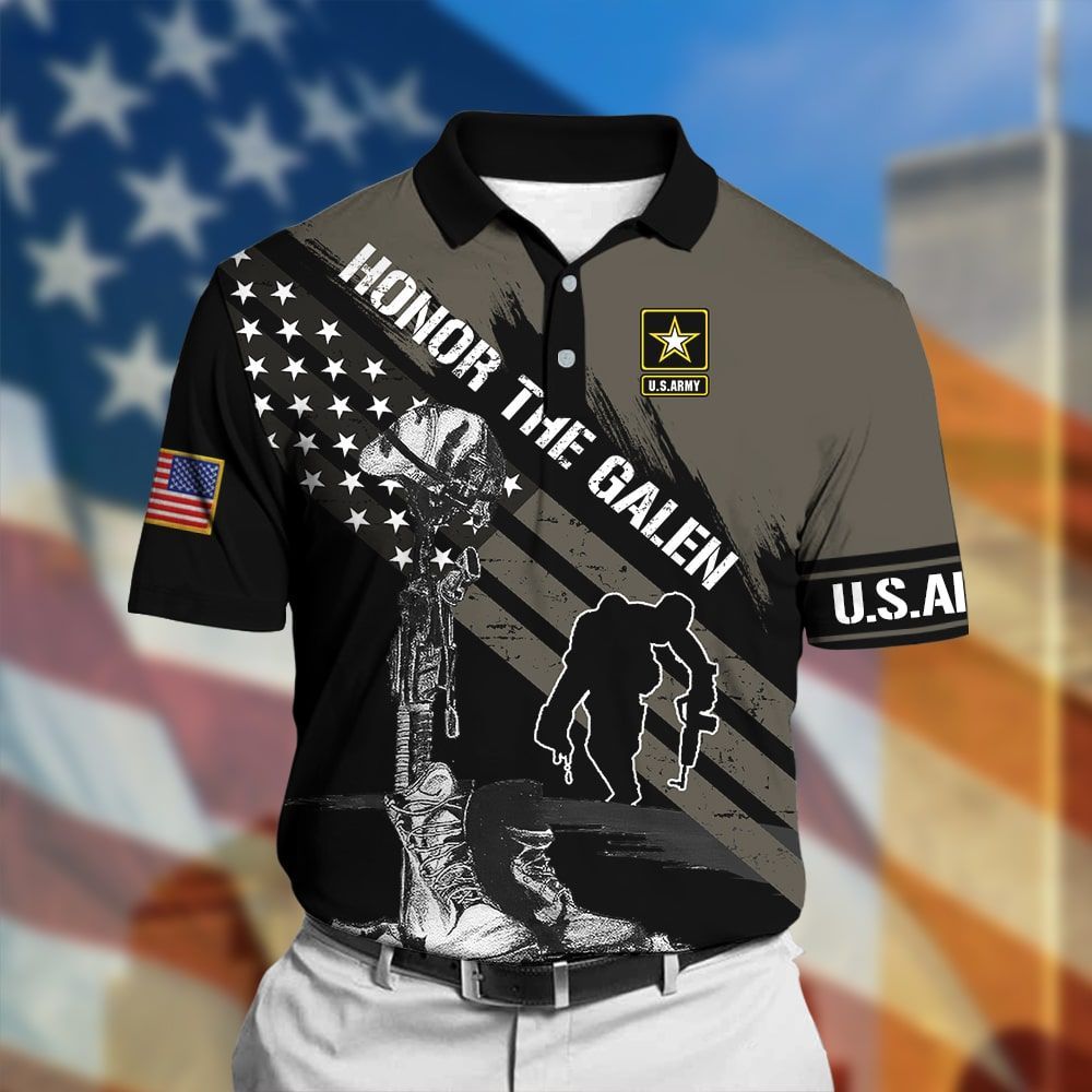 BJ Premium U.S Army Veteran Polo Shirt