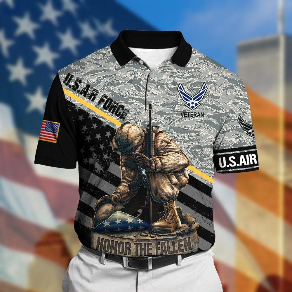 BJ Honor The Fallen Veteran Polo Shirt