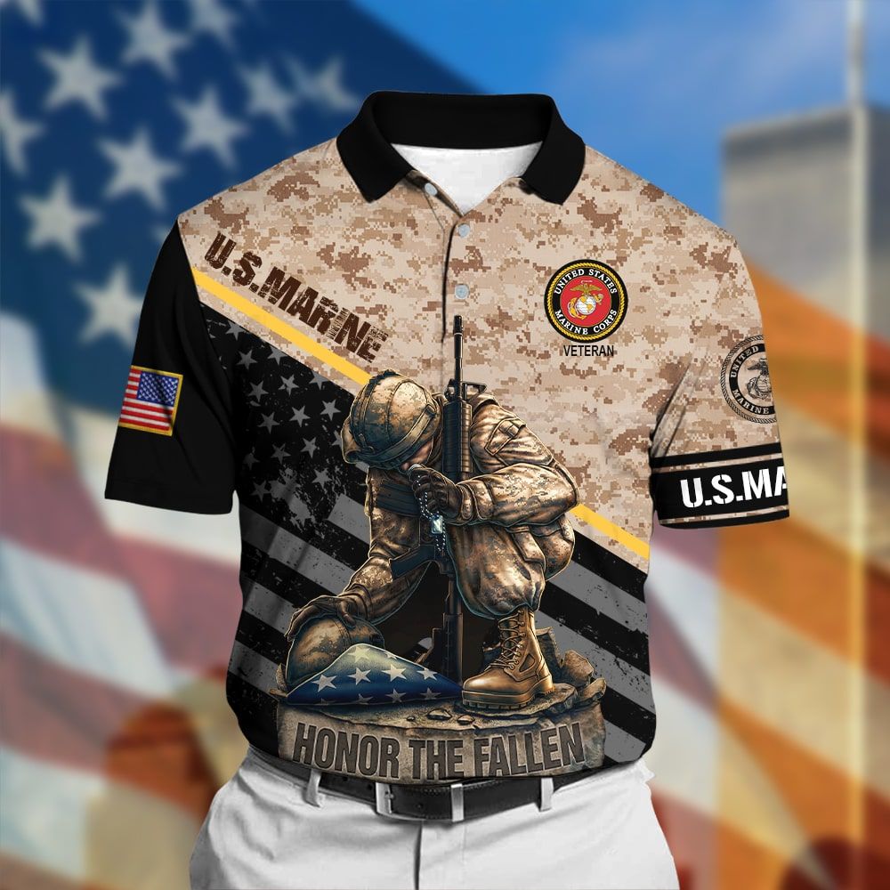 BJ Honor The Fallen Veteran Polo Shirt