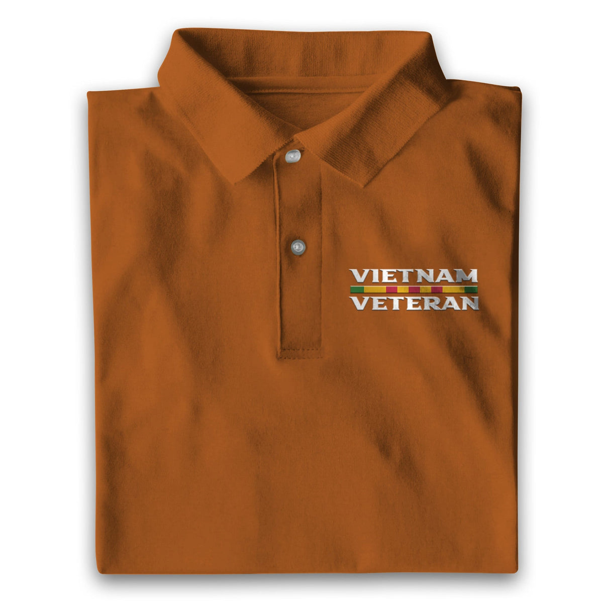 BJ Multicolor Unique Vietnam Veteran Polo Shirt