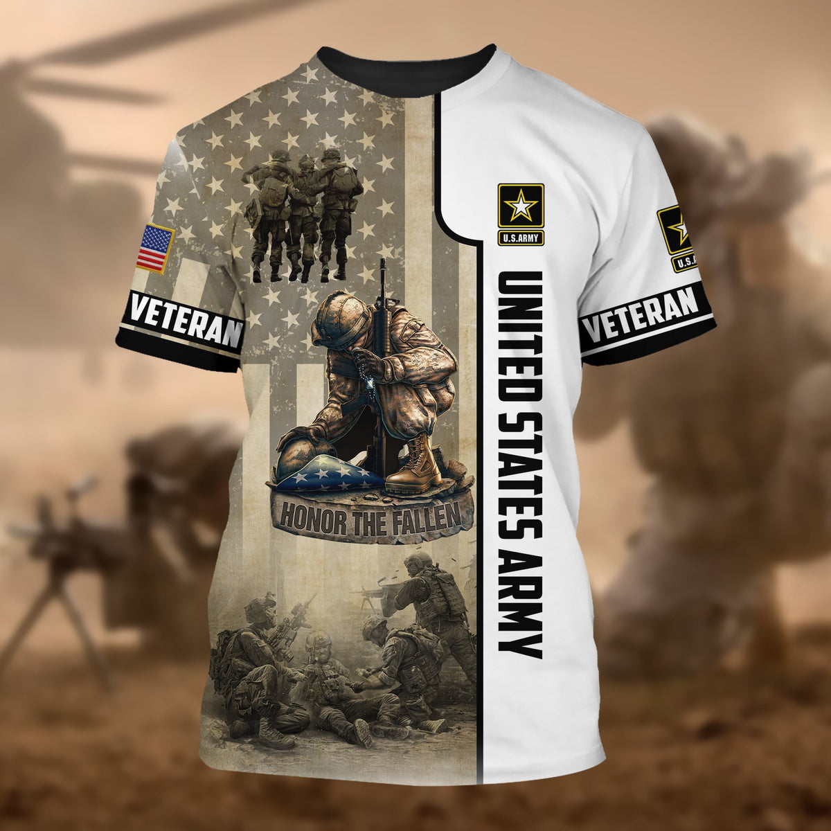 BJ Premium U.S Multiple Service Veteran Polo Shirt