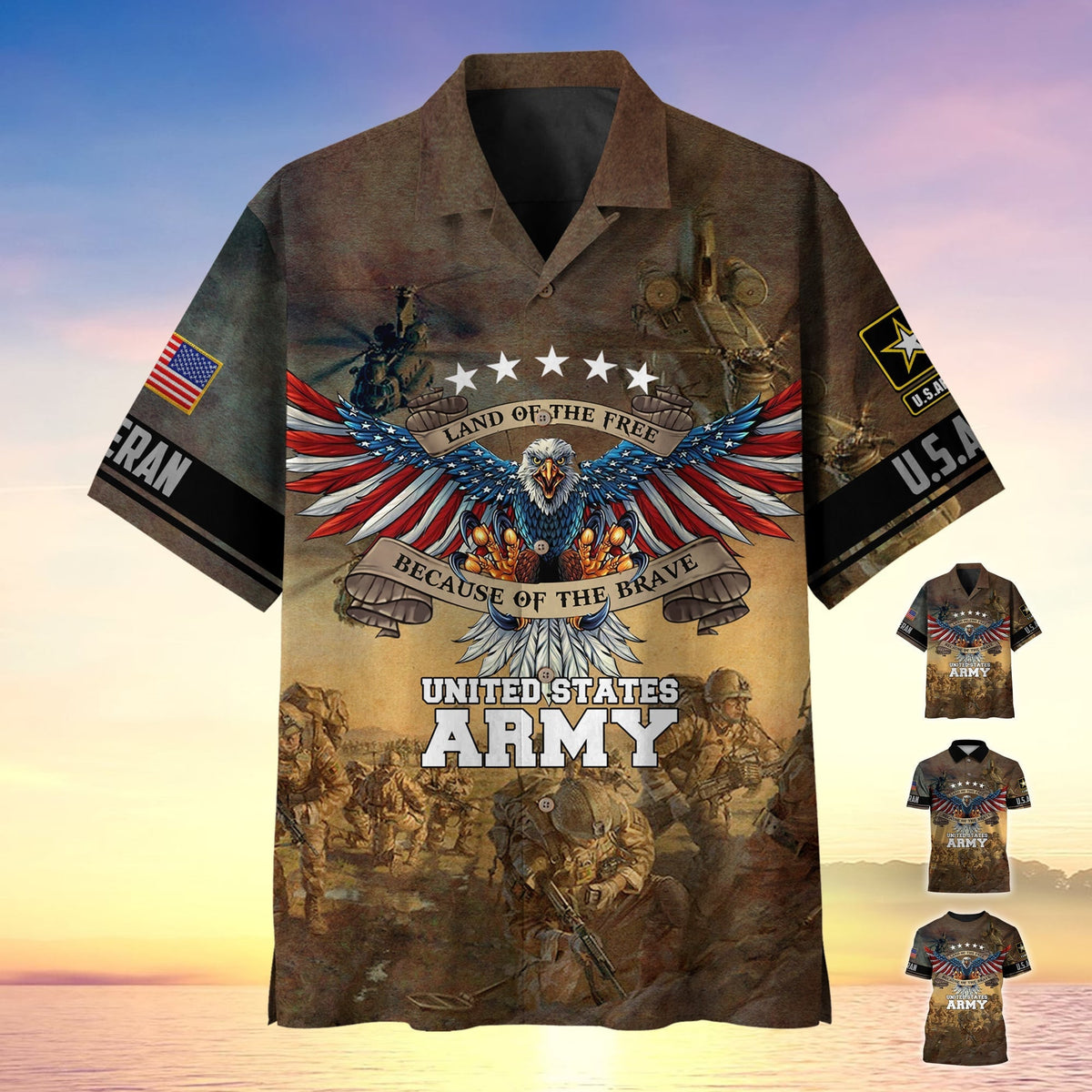 BJ Premium U.S. Army Veteran Polo Shirt