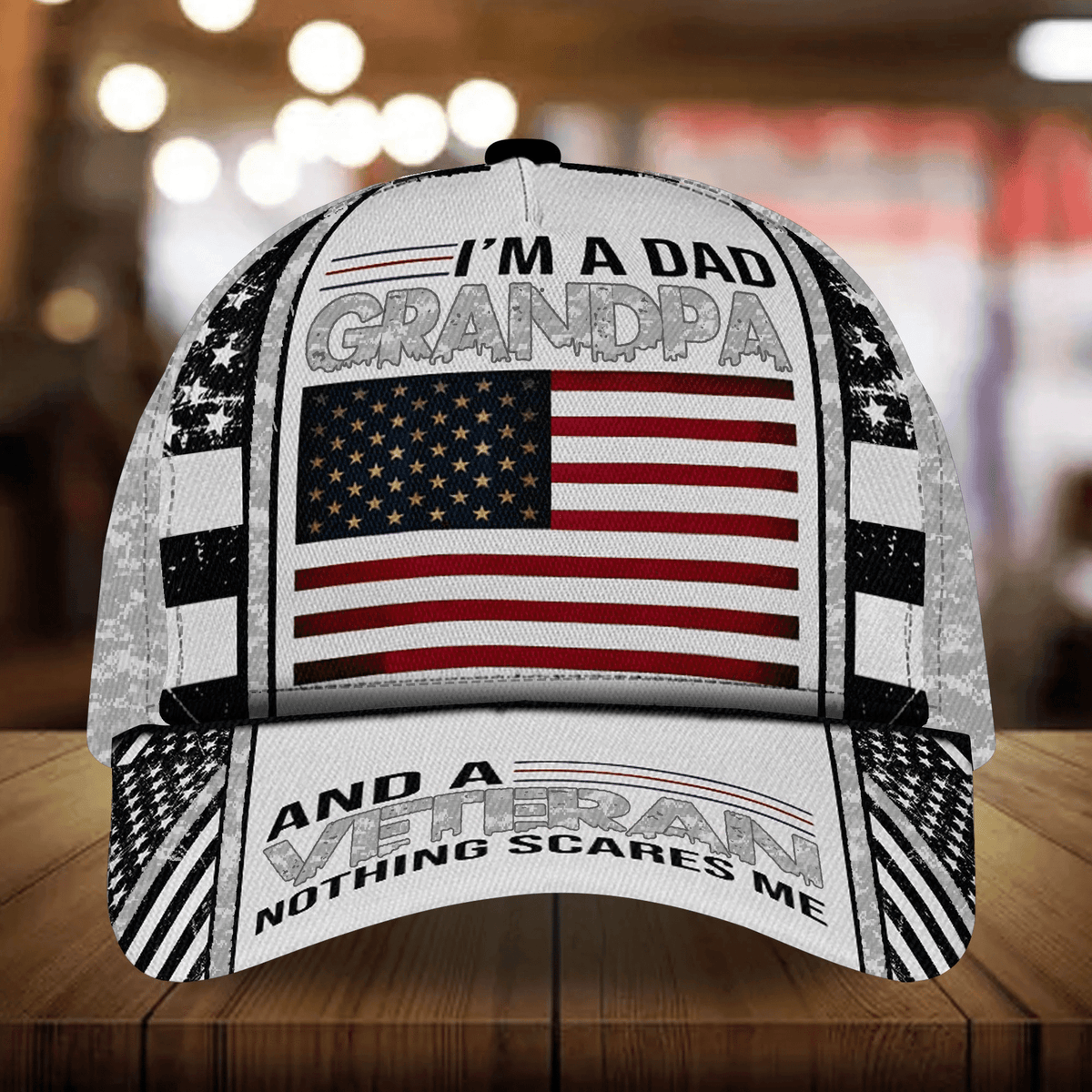 BlueJose The Best Veteran Cap 3D Cotton Camo | NVT041111