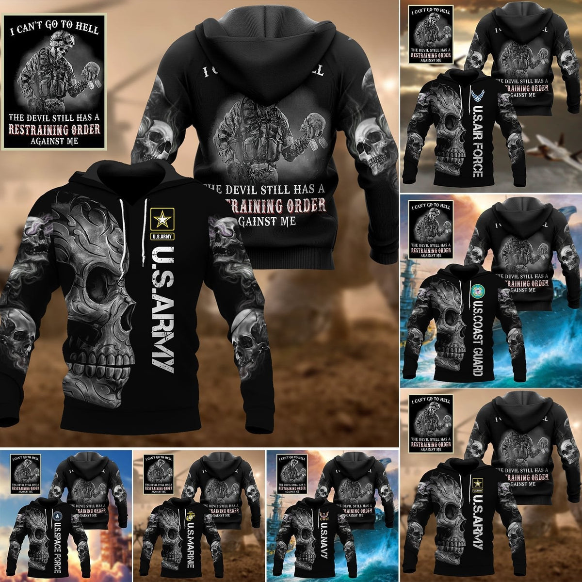 BJ Premium U.S Veteran Hoodie