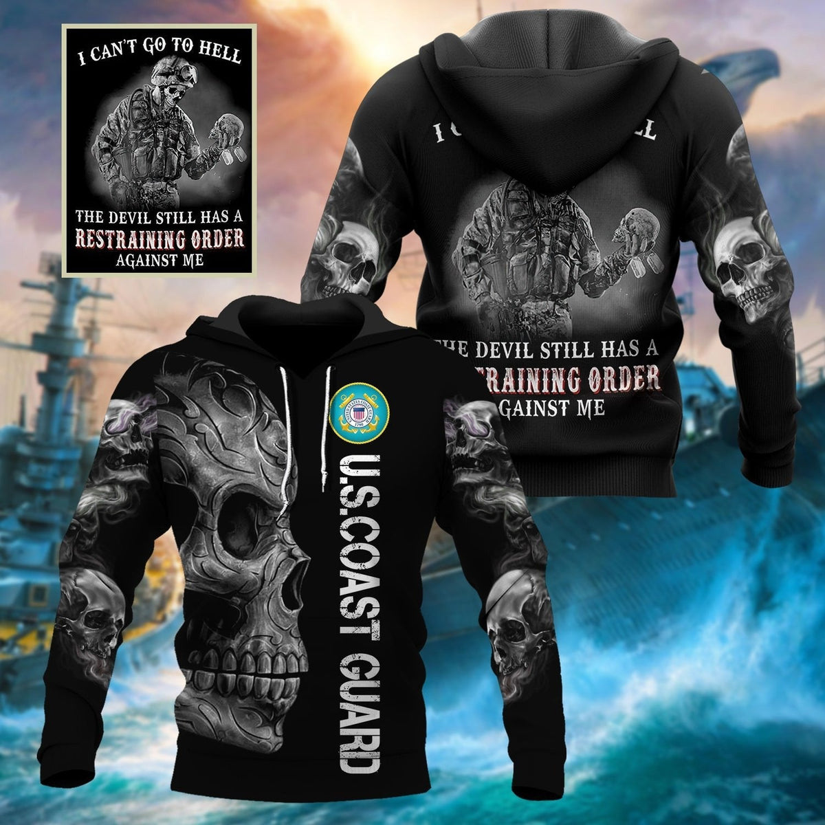 BJ Premium U.S Veteran Hoodie