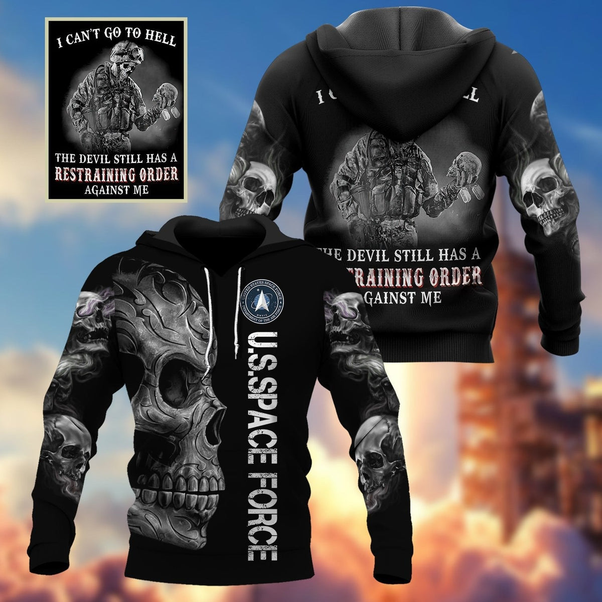 BJ Premium U.S Veteran Hoodie
