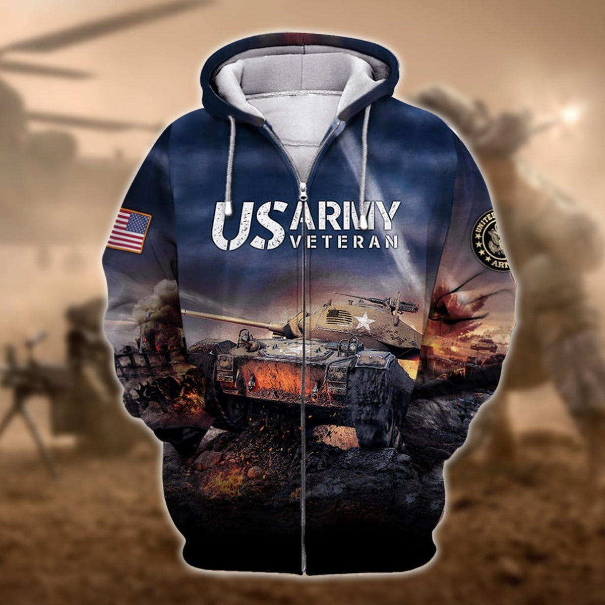 BJ Premium U.S. Army Veteran Collection Ziphoodie