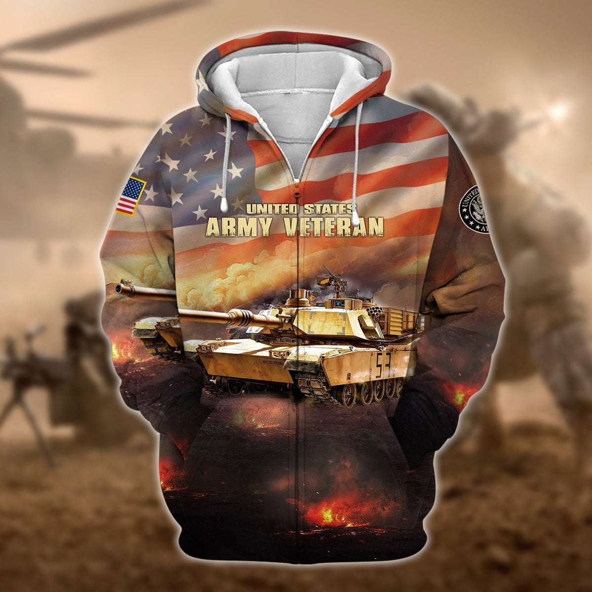 BJ Premium U.S. Army Veteran Collection Ziphoodie