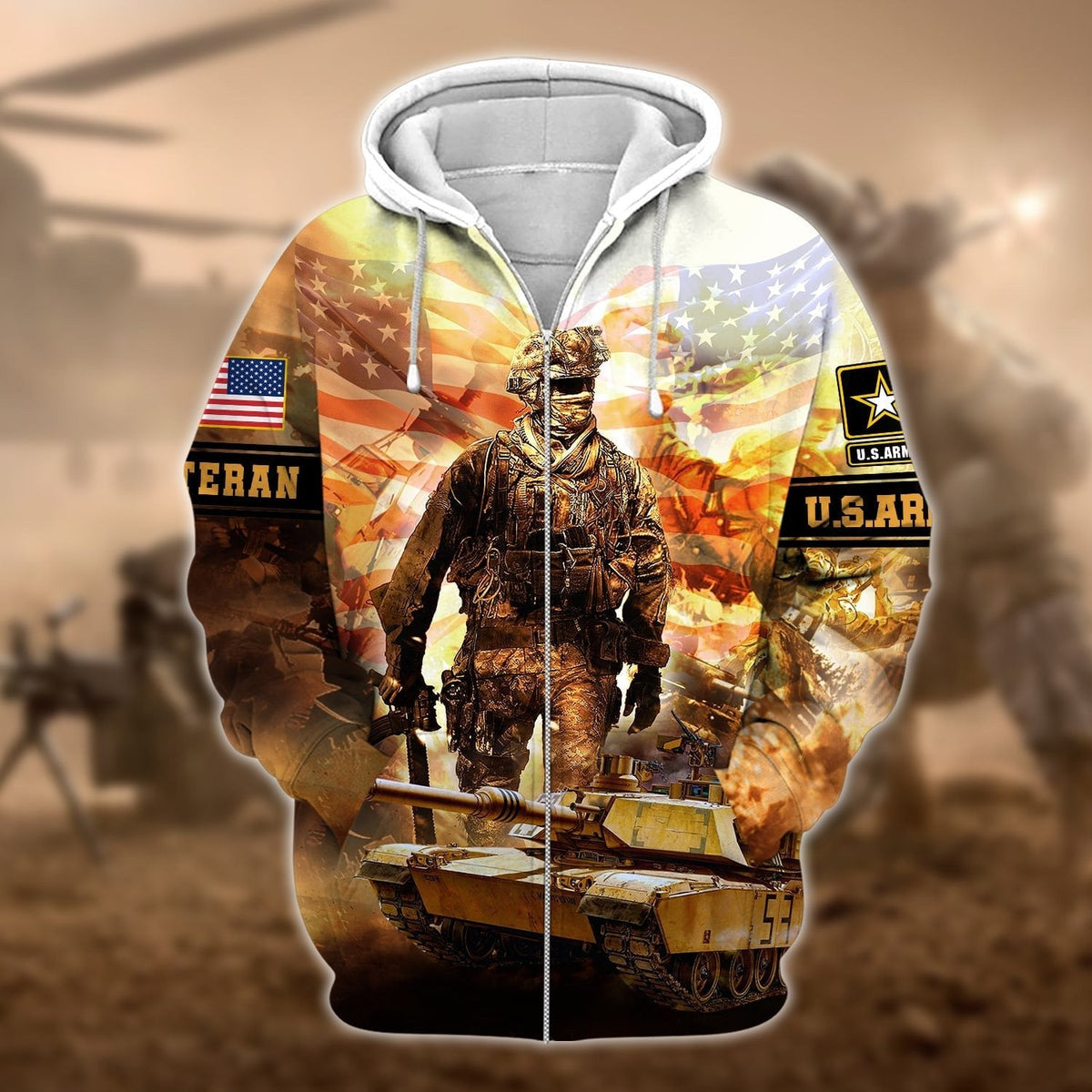 BJ Premium U.S. Army Veteran Collection Ziphoodie