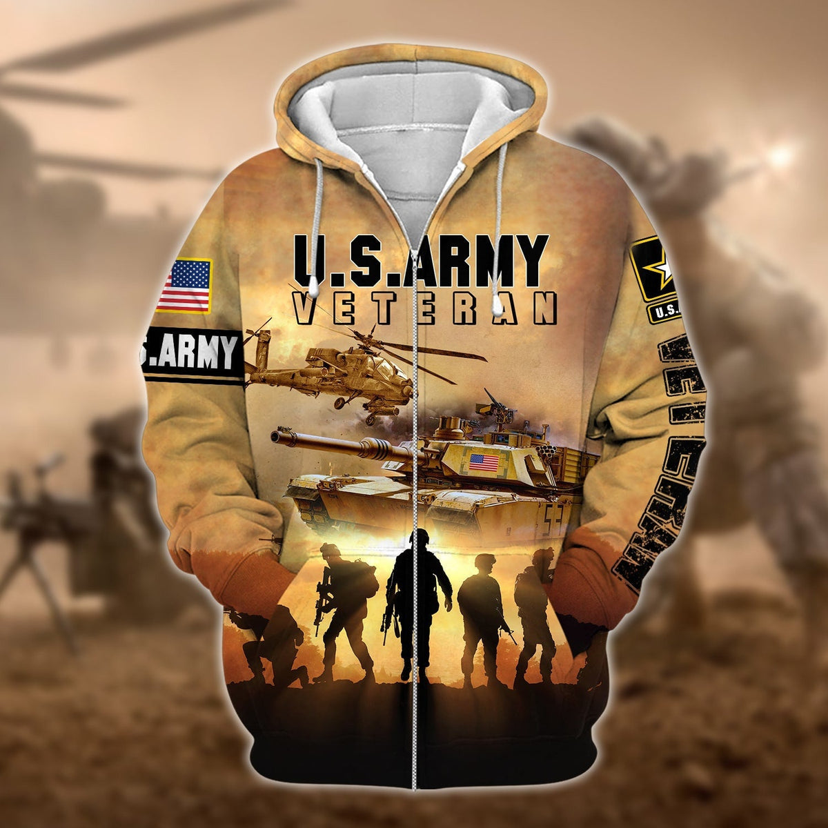 BJ Premium U.S. Army Veteran Collection Ziphoodie