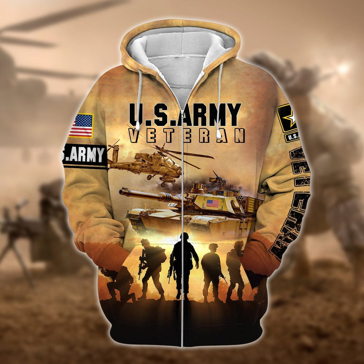 BJ Premium U.S. Army Veteran Collection Ziphoodie