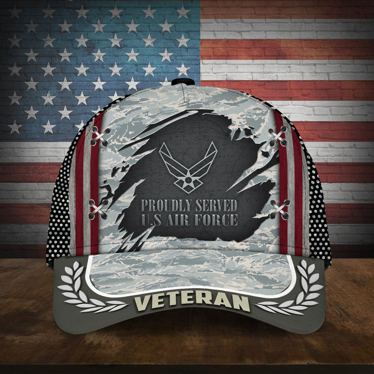 BlueJose Proudly Served Multiservice U.S Veteran Cap MH130605