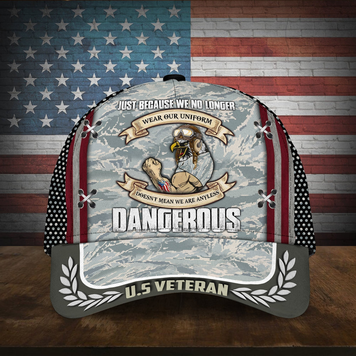 BlueJose Just Because We No Longer Multiservice U.S Veteran Cap MH110702