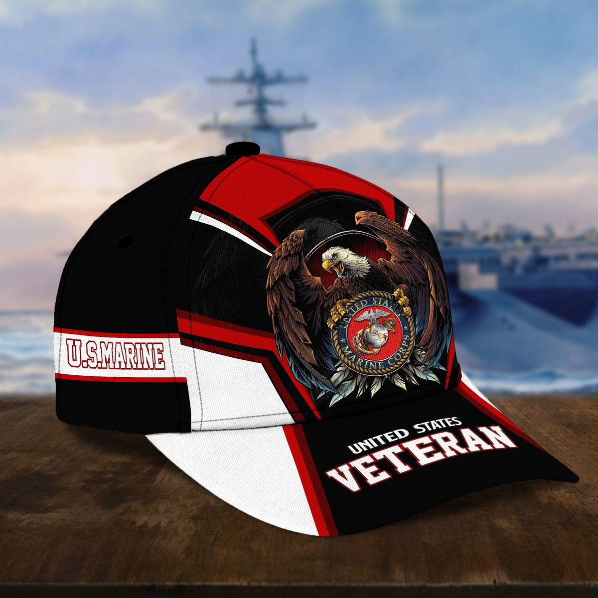 BlueJose Premium Eagle US Veteran Cap NPVC251002
