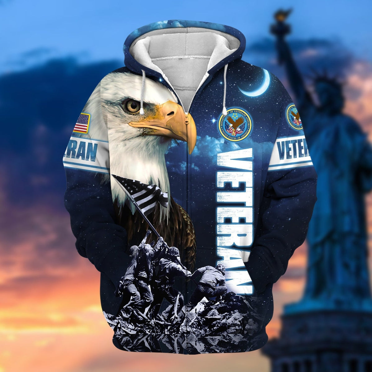 BJ Unique Freedom Honor Protect US Veteran