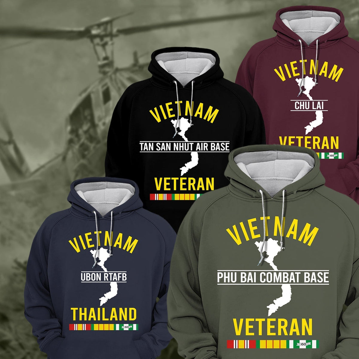 BJ Premium Vietnam Veteran Hoodie