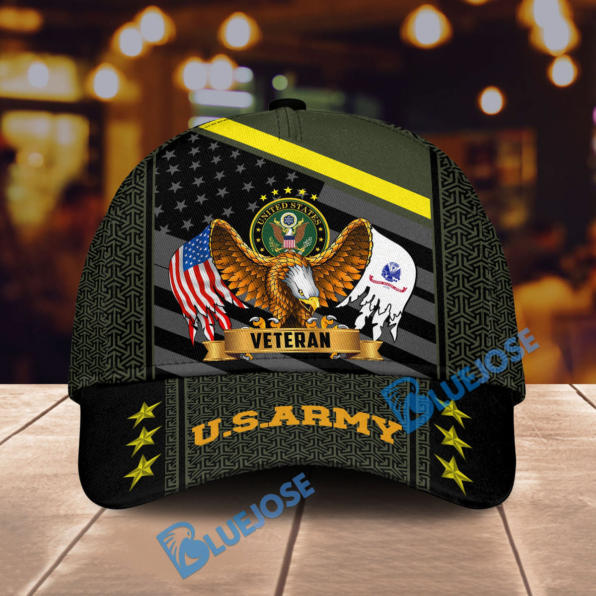 BJ Premium Eagle US Veteran Cap