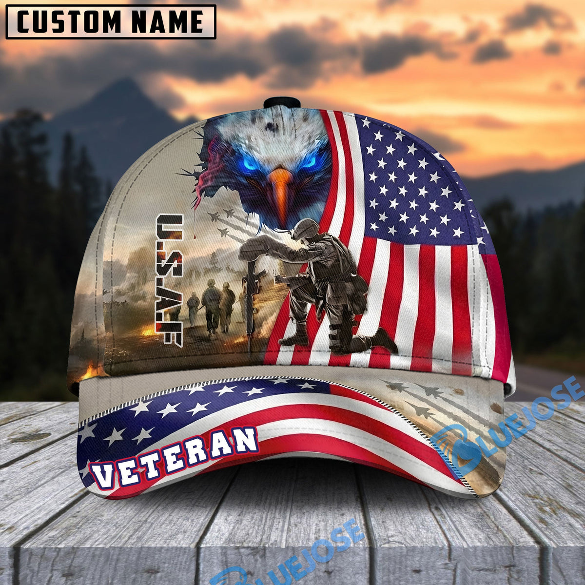 BJ Premium Proudly Served US Veteran Cap