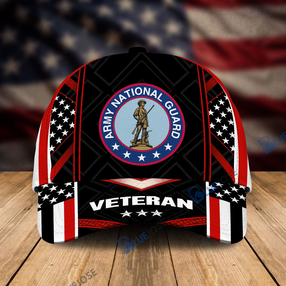 BJ Unique Army National Guard Veteran Cap