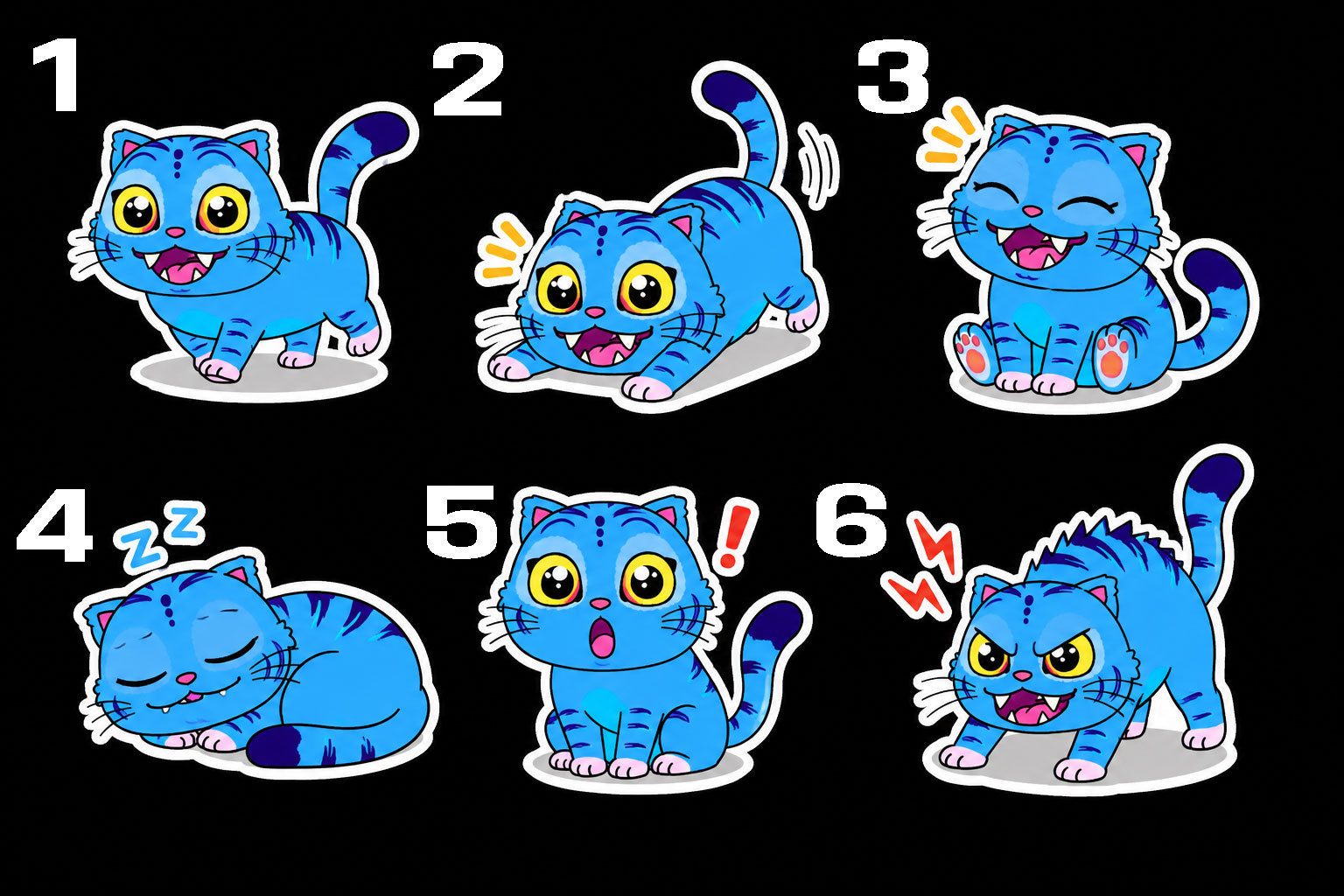 KP Hunter Derpy Funny Sticker (Die-cut/Kiss-cut/Clear Tranfer)