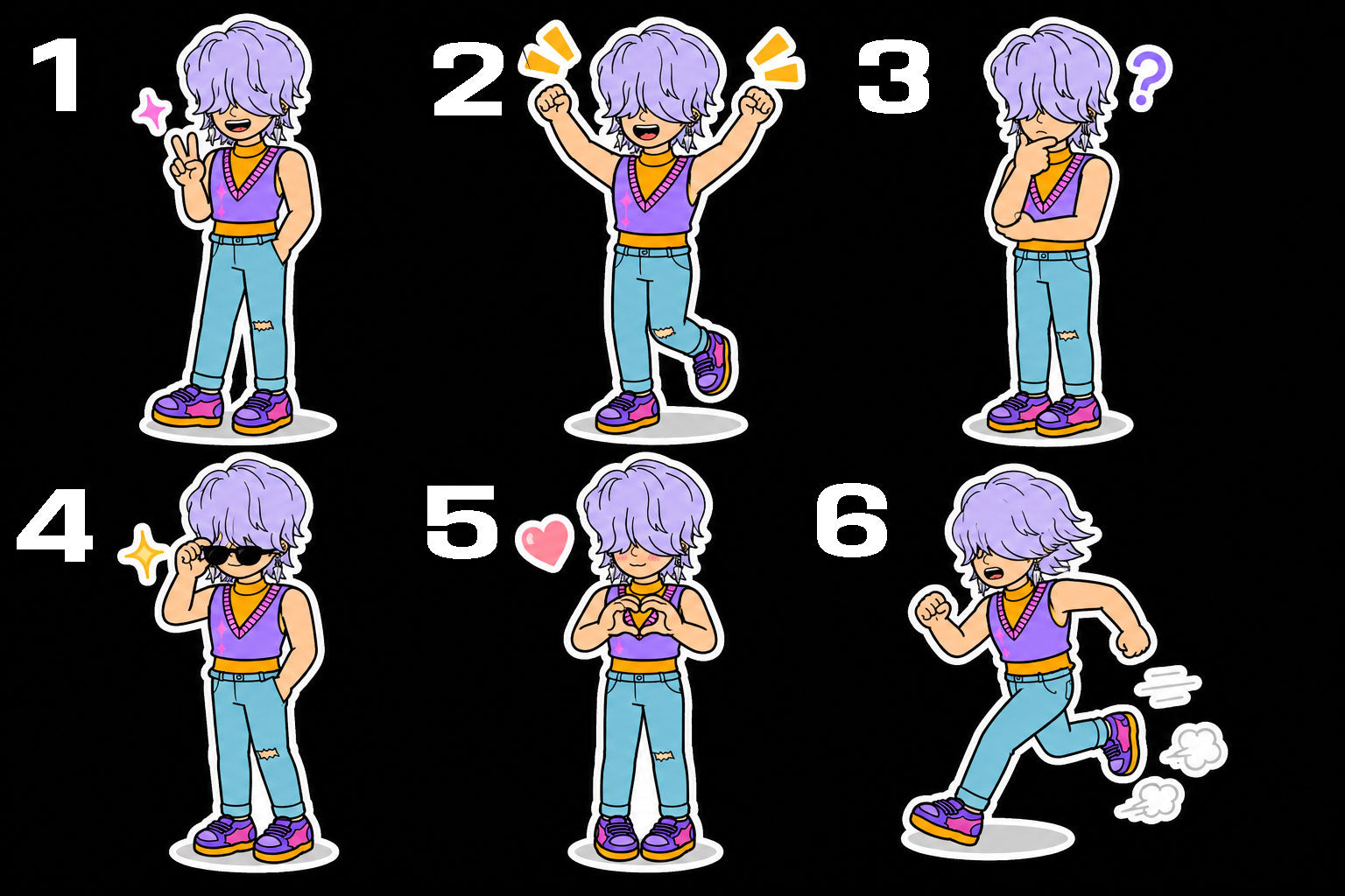 KP Hunter Mystery Funny Sticker (Die-cut/Kiss-cut/Clear Tranfer)