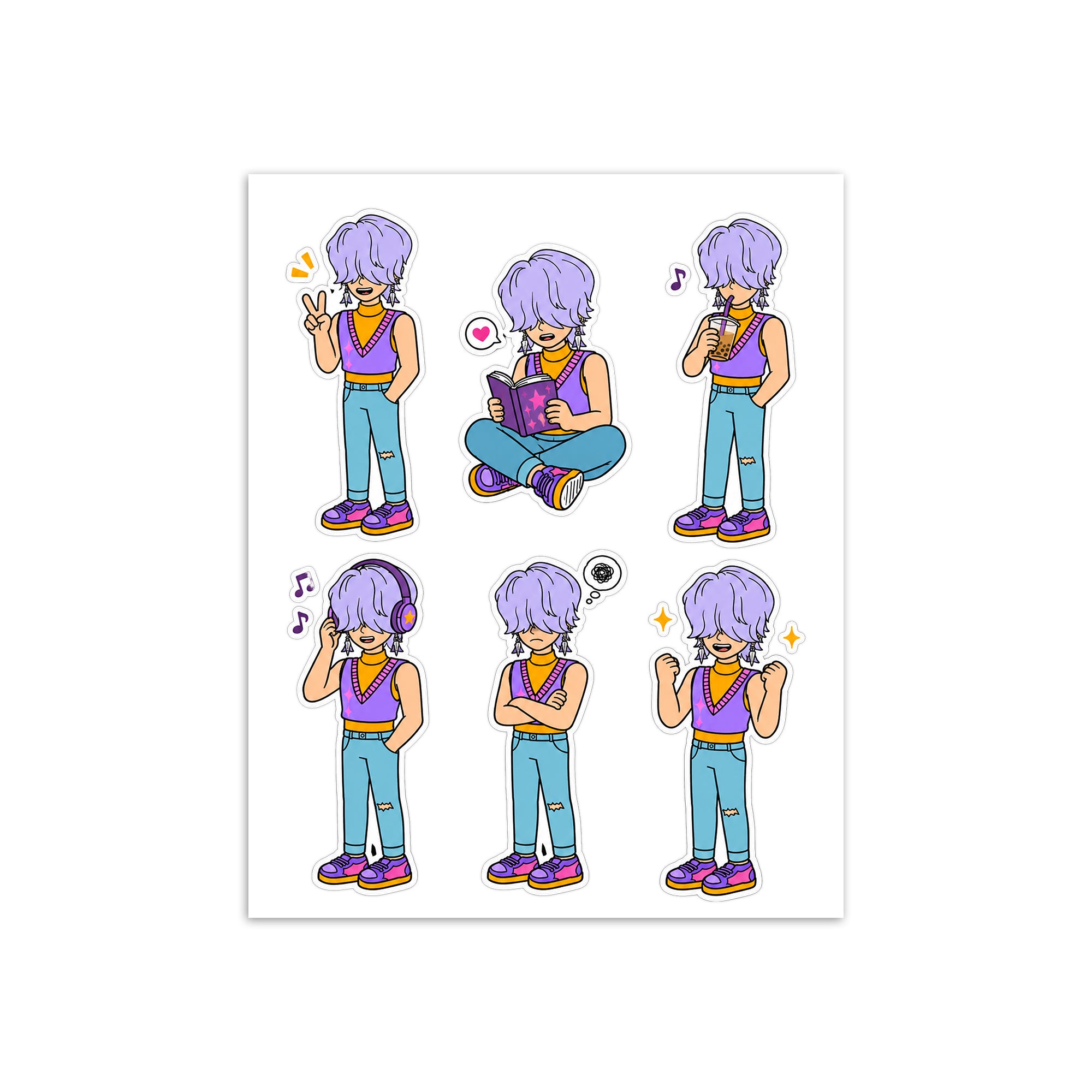 KP Hunter Mystery Daily 1 Sticker Sheet