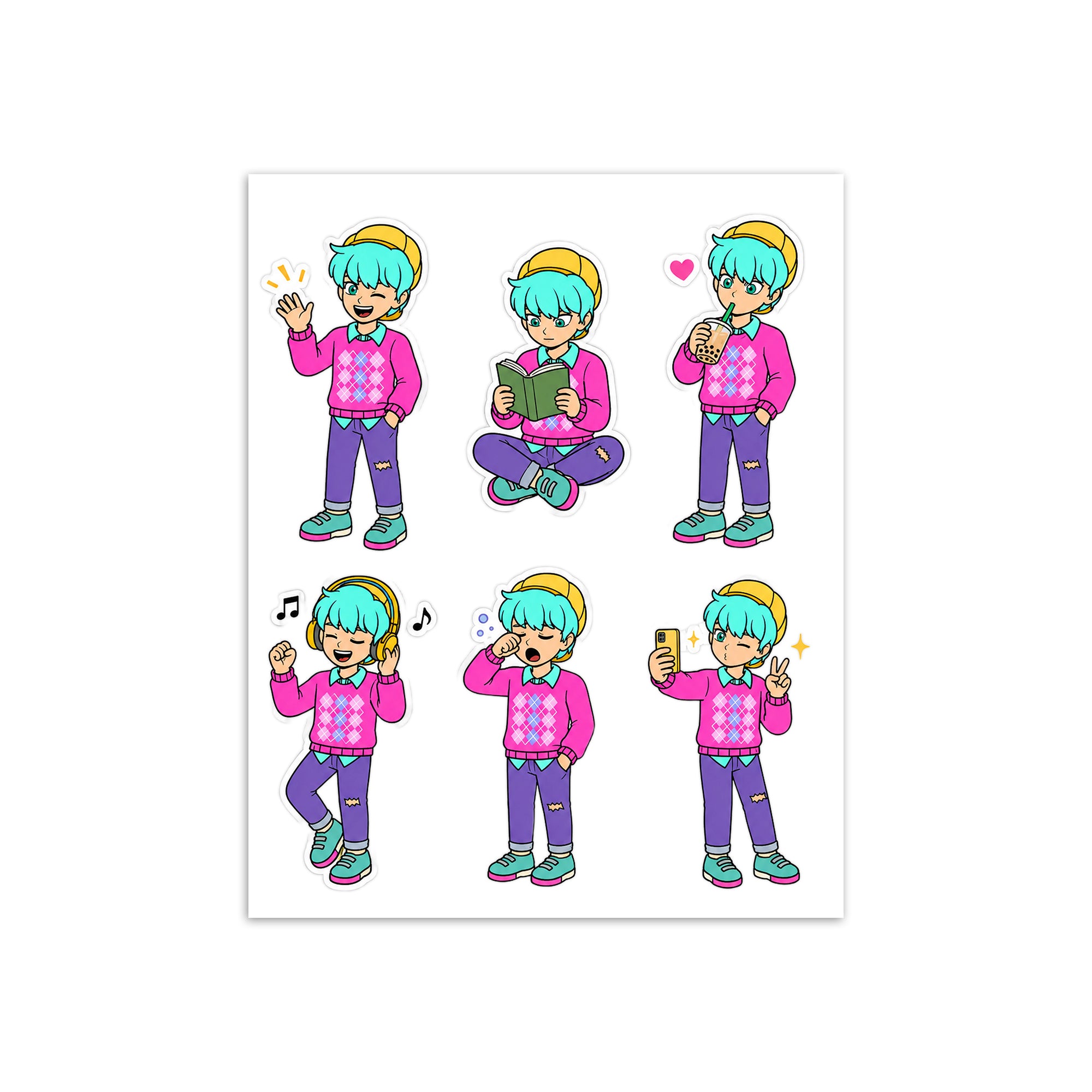 KP Hunter Baby Daily 1 Sticker Sheet