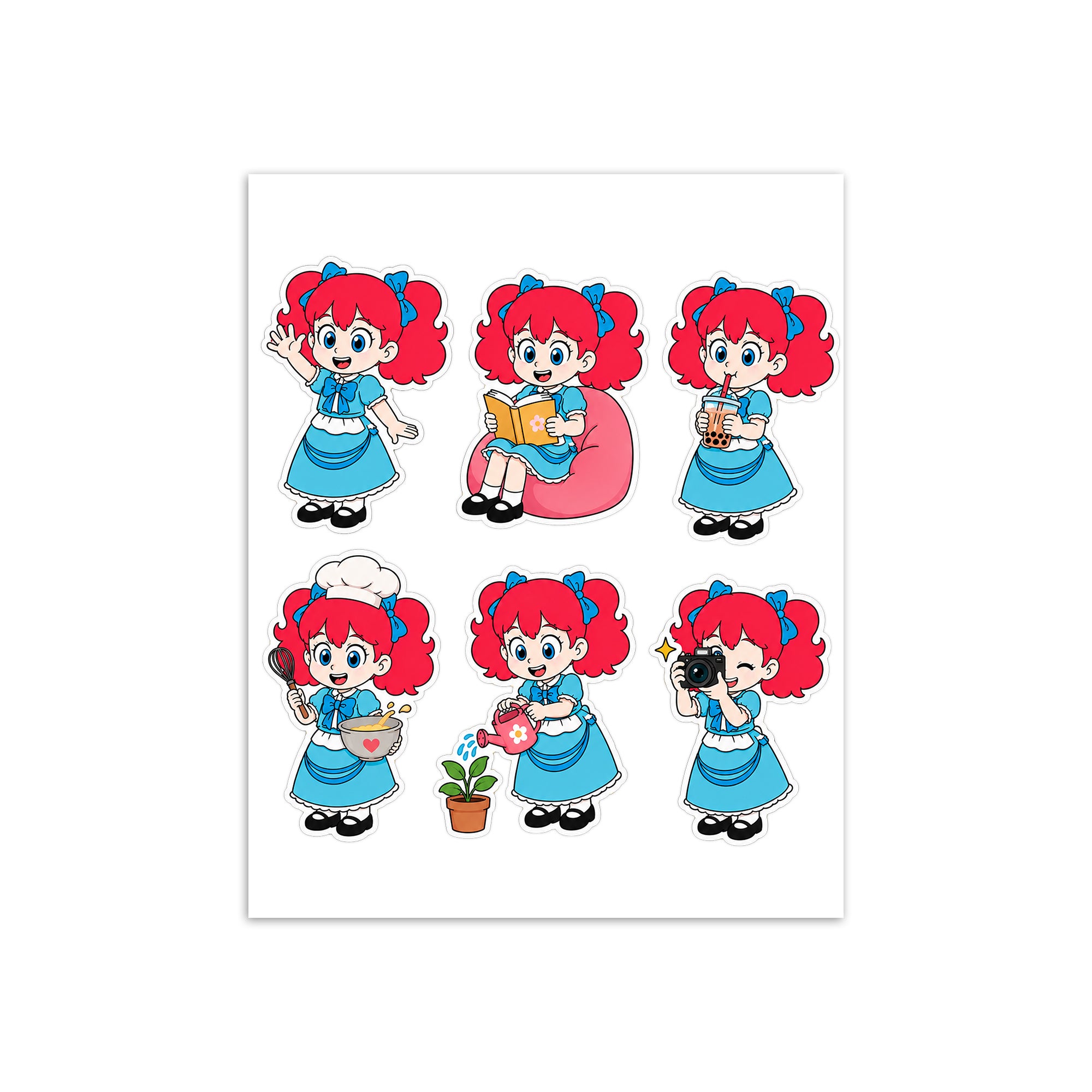 Poppy Playtime Poppy Daily 1 Sticker Sheet