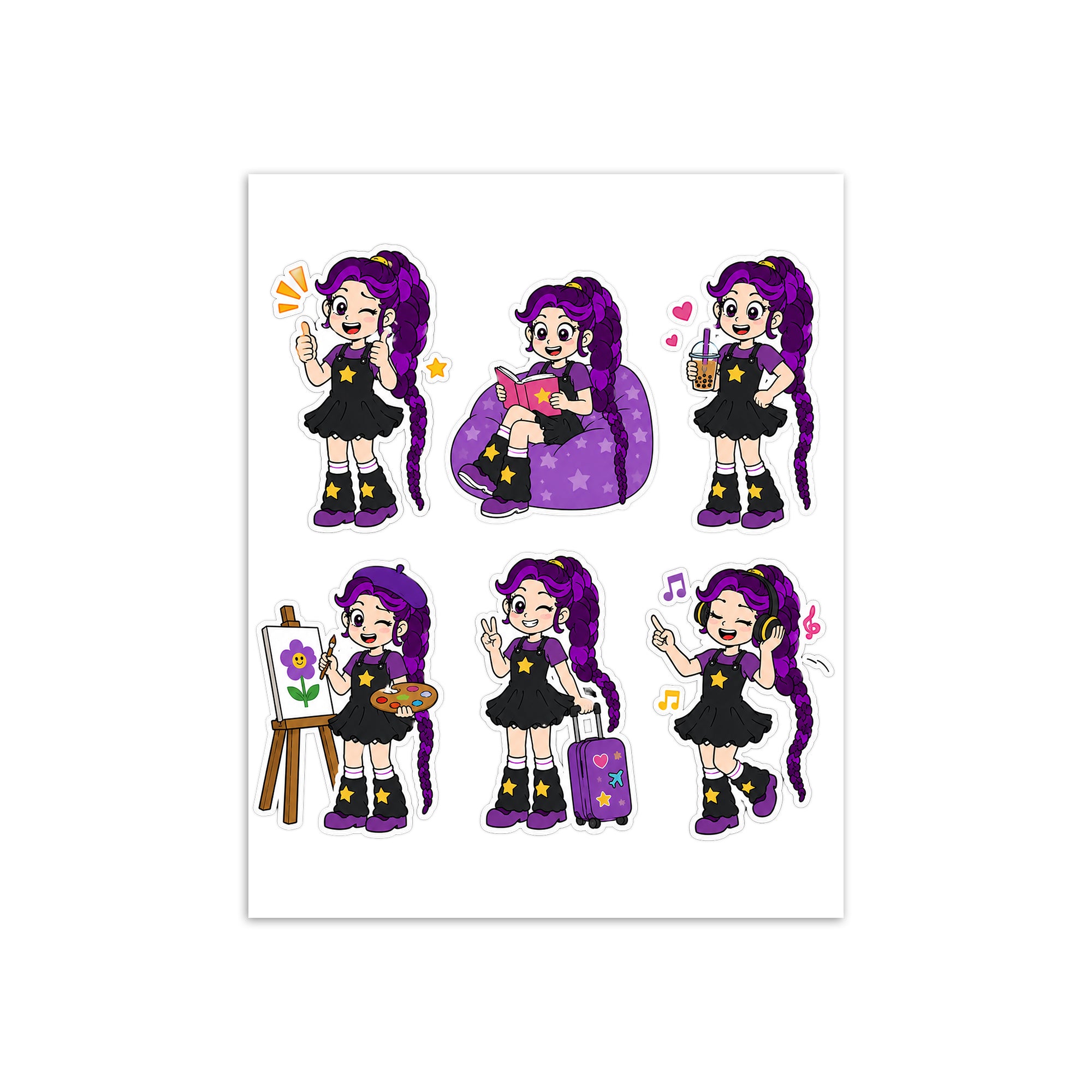 Poppy Playtime Lily Daily 1 Sticker Sheet