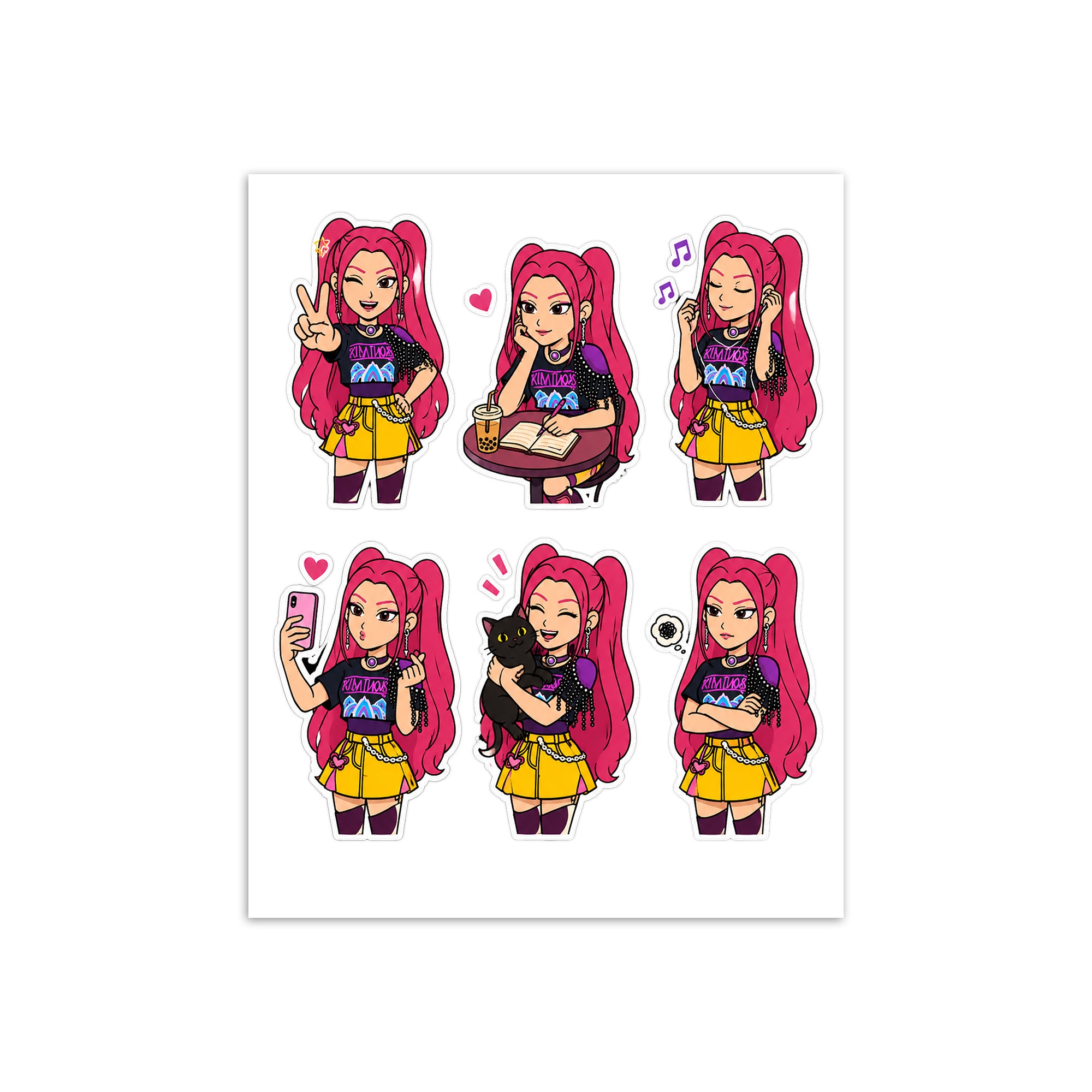 KP Hunter Mira Daily 1 Sticker Sheet