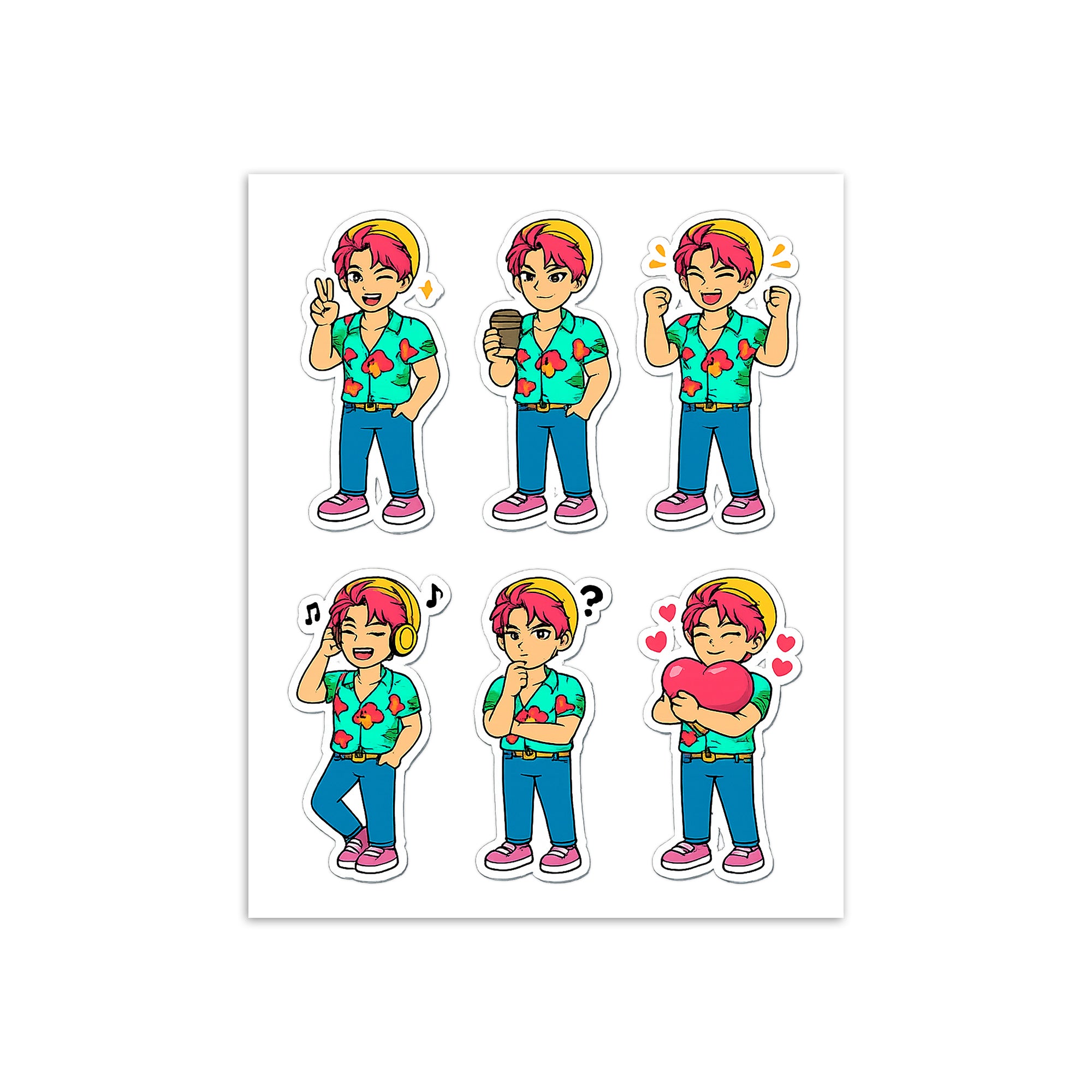 KP Hunter Abby Daily 1 Sticker Sheet