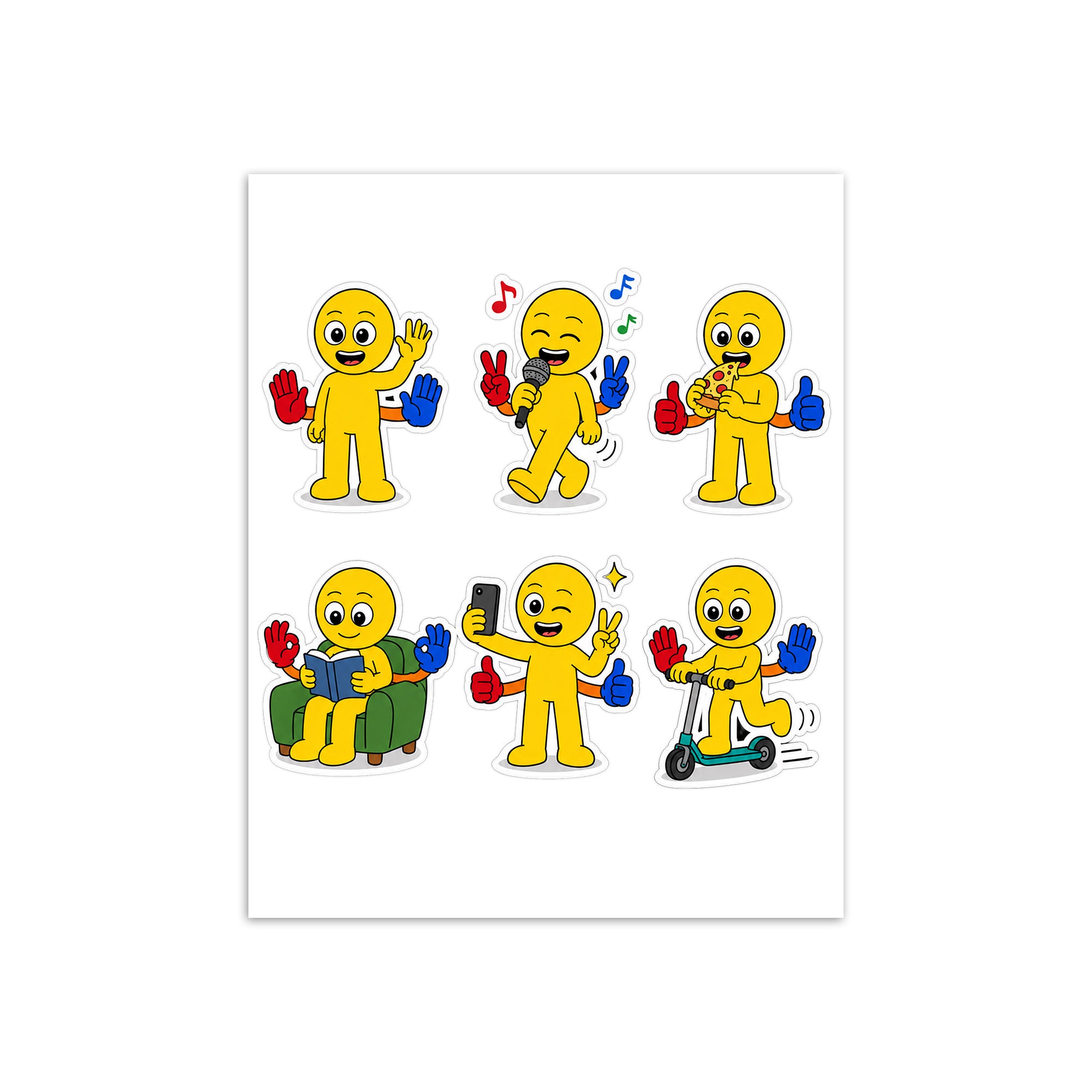 Poppy Playtime Player Daily 1 Sticker Sheet