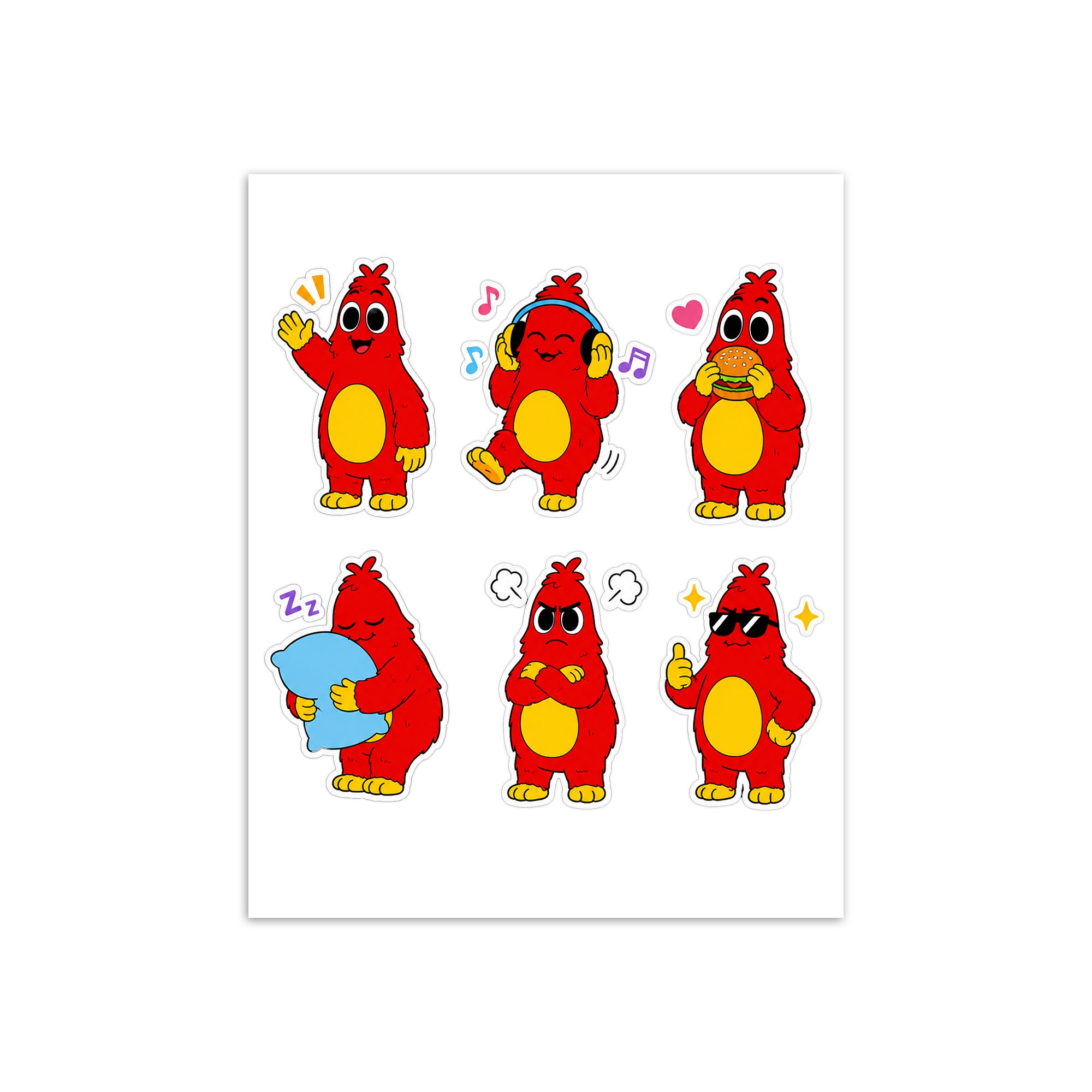 Poppy Playtime Chum Daily 1 Sticker Sheet